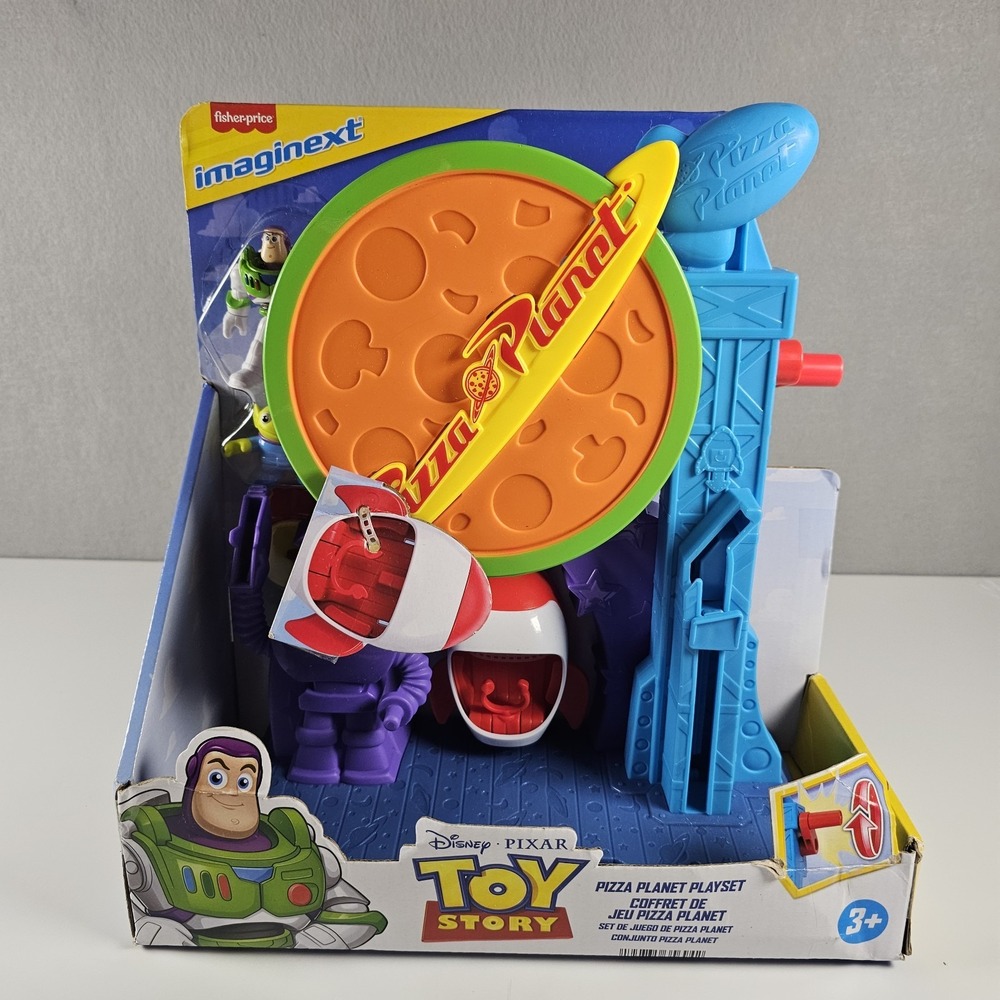 Fisher-Price Imaginext Toy Story Pizza Planet Playset Buzz Alien JKW20 New